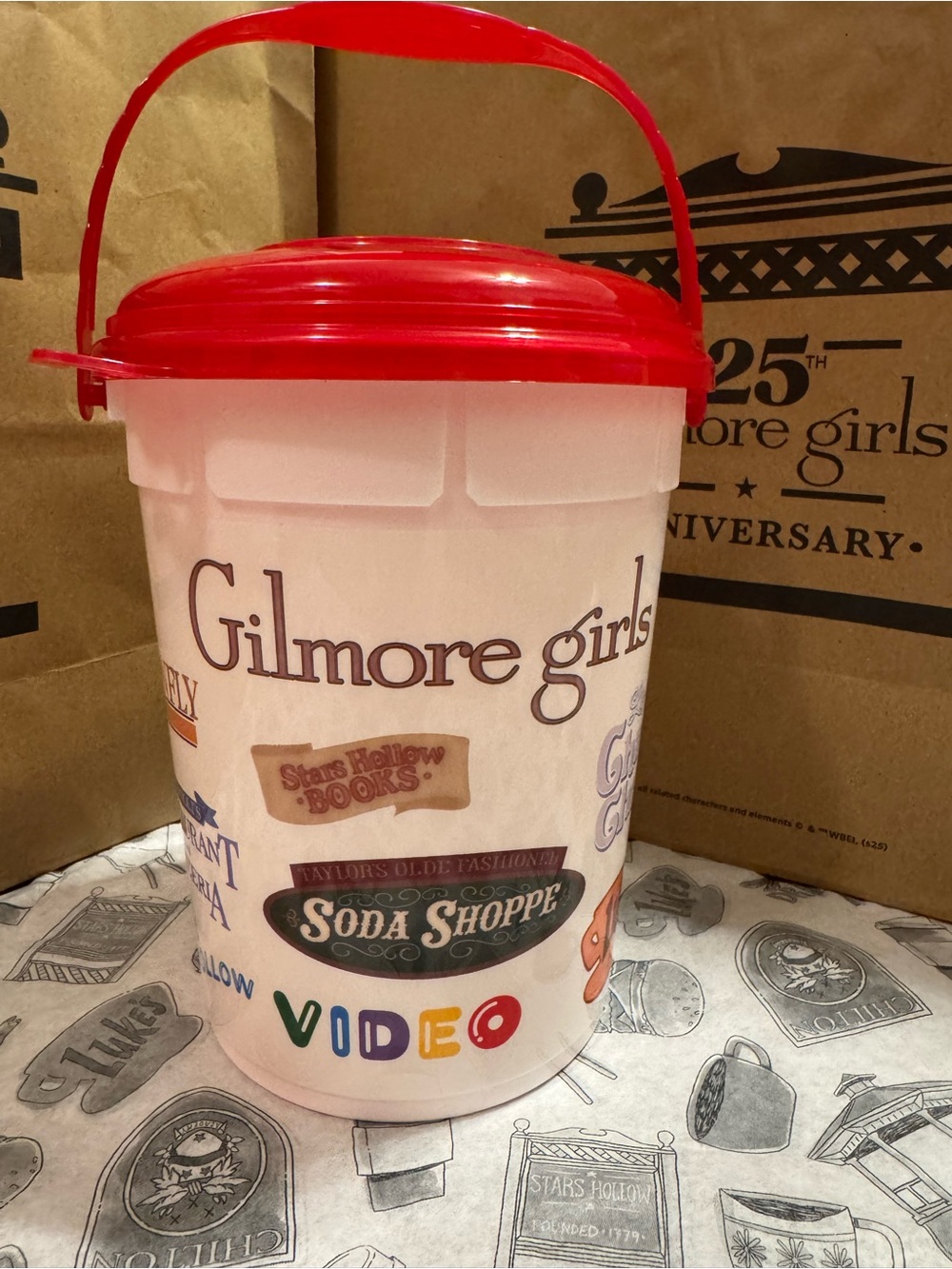 Gilmore Girls Popcorn Bucket